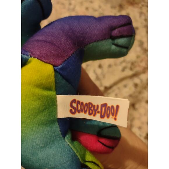 Scooby Doo Tie Dye Plush 9 Inches Nostalgia Kidcore Colorful - Picture 4 of 4